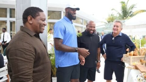LeBron James escolhe Angola para a primeira visita à África; acompanha basquetebol 3×3 e visita memória da escravatura