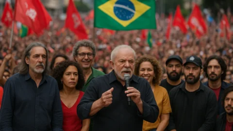 Ao menos 35 artistas acompanharam Lula em ato no Rio; veja quem participou