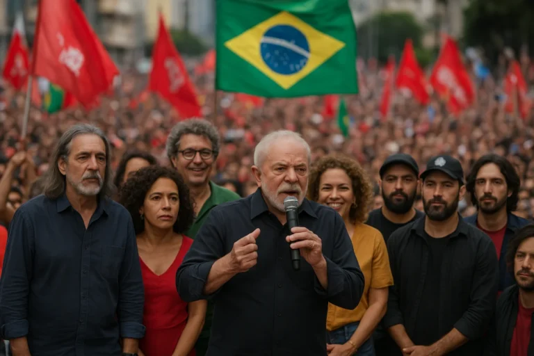 Ao menos 35 artistas acompanharam Lula em ato no Rio; veja quem participou