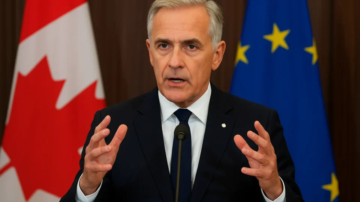 Canadá propõe ‘aliança única’ com a União Europeia em meio a tensão comercial com os EUA