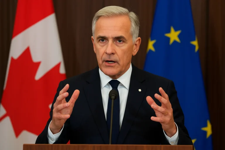 Canadá propõe 'aliança única' com a União Europeia em meio a tensão comercial com os EUA