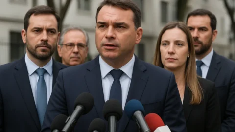 Equipe de Flávio Bolsonaro aposta que liderança no 1º turno pode garantir apoio do centrão