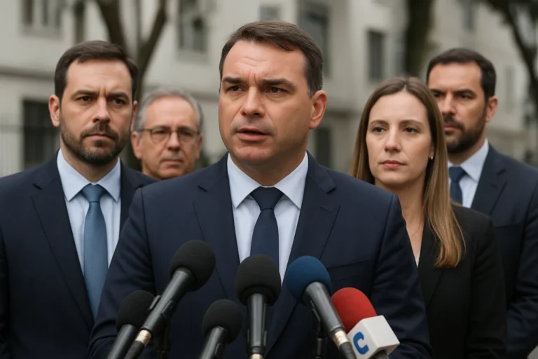 Equipe de Flávio Bolsonaro aposta que liderança no 1º turno pode garantir apoio do centrão