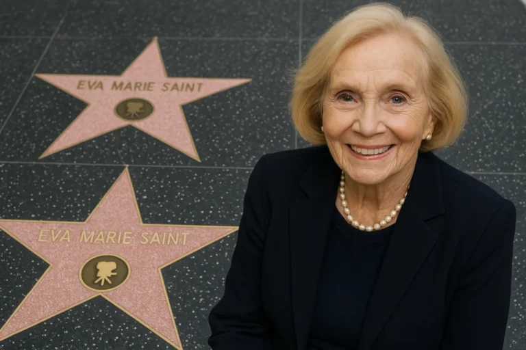 Eva Marie Saint, 102 anos: vencedora do Oscar com duas estrelas na Calçada da Fama de Hollywood