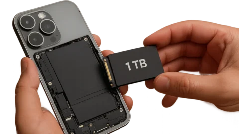 iPhone 18 Pro: tentativa de instalar SSD de 1 TB em modelo de 256 GB fracassa; variantes maiores usam QLC mais lento