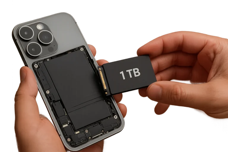 iPhone 18 Pro: tentativa de instalar SSD de 1 TB em modelo de 256 GB fracassa; variantes maiores usam QLC mais lento