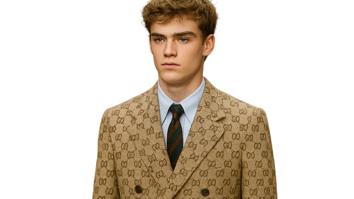João Hilbert, filho de Fernanda Lima, estreia aos 18 anos na passarela da Gucci em Milão