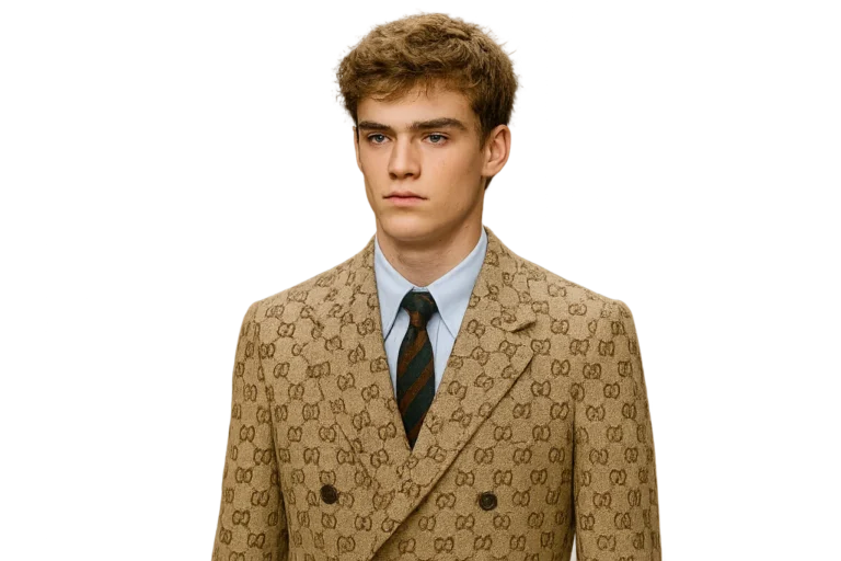 João Hilbert, filho de Fernanda Lima, estreia aos 18 anos na passarela da Gucci em Milão