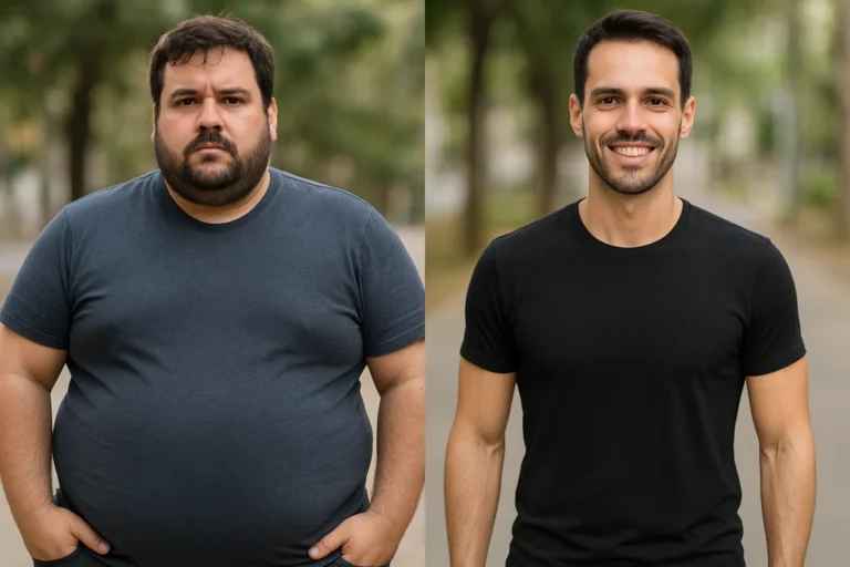 Kaká Diniz, marido de Simone Mendes, emagrece cerca de 17 kg e publica antes e depois
