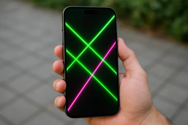 Linhas verdes e rosas aparecem em telas do iPhone 18 Pro poucos dias após chegada ao mercado