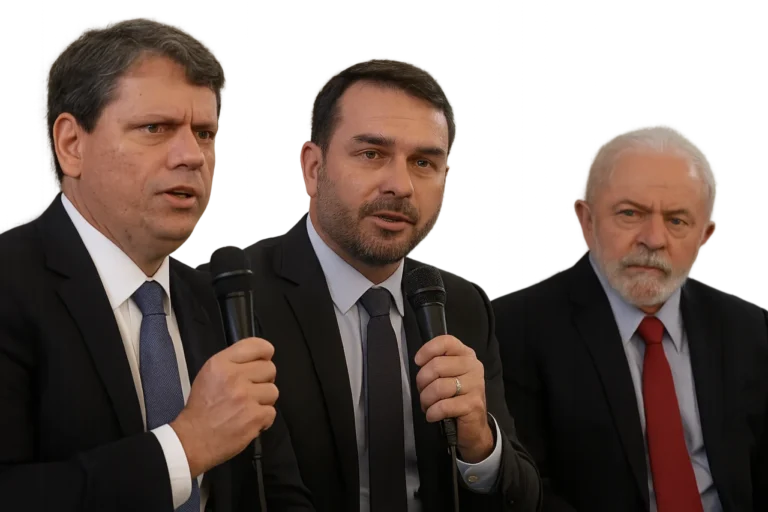 Live de Tarcísio com Flávio Bolsonaro acende alerta no entorno de Lula