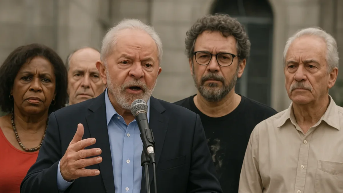 Lula faz discurso baseado na memória política ao lado de artistas da velha guarda no Rio