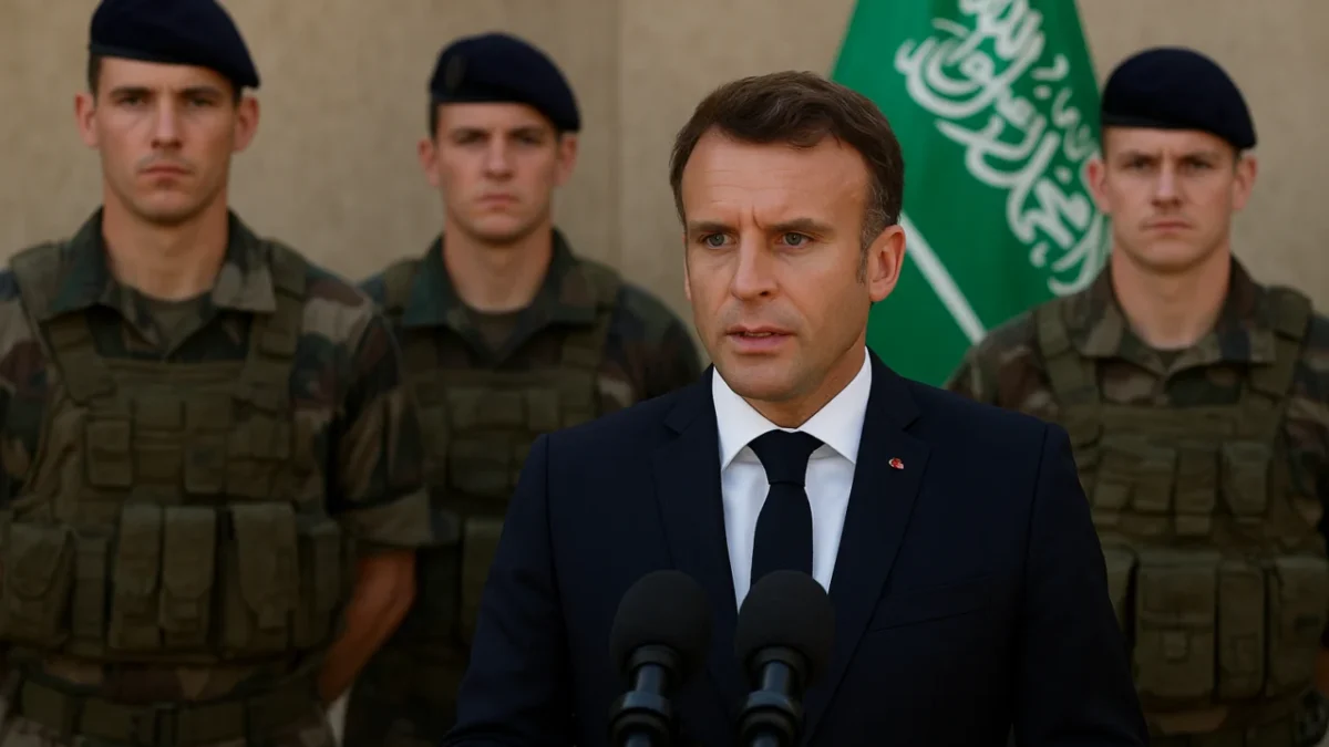 Macron anuncia envio de tropas e sistemas de defesa à Arábia Saudita para proteger infraestrutura de energia