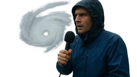 Meteorologistas entram no olho do furacão Polo; vídeo registra intensidade de categoria 5