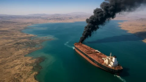 Navio iraniano atingido no Estreito de Ormuz deixa 1 morto e amplia temores sobre suprimento de petróleo