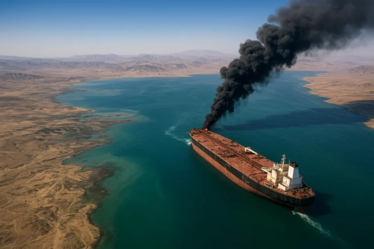 Navio iraniano atingido no Estreito de Ormuz deixa 1 morto e amplia temores sobre suprimento de petróleo