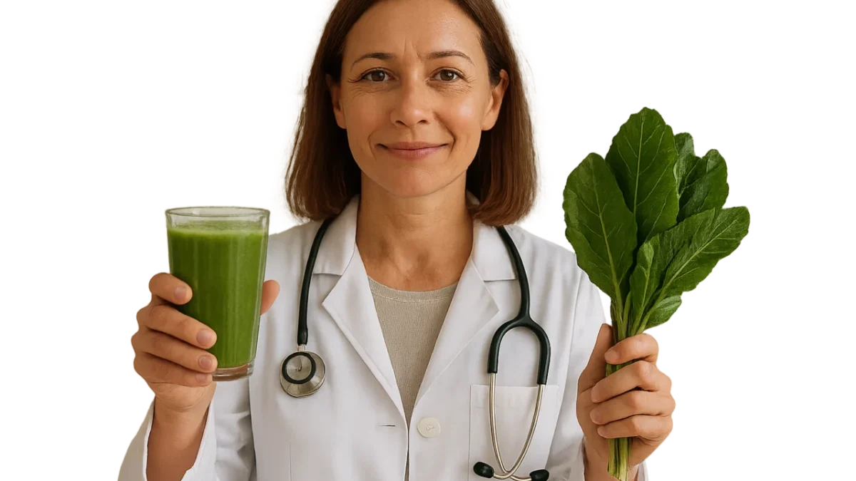Nutricionista ensina suco verde para reduzir inchaço e colaborar com a saúde do fígado