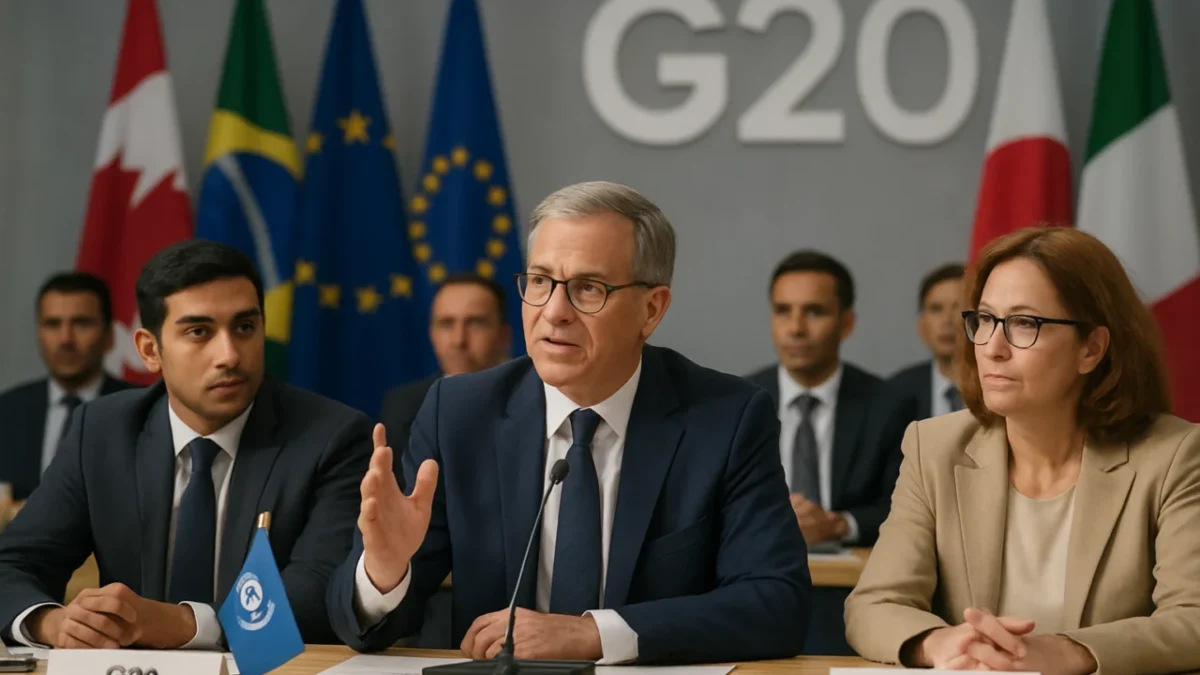 PIB do G20 desacelera para 0,7% no 2º trimestre de 2026, diz OCDE