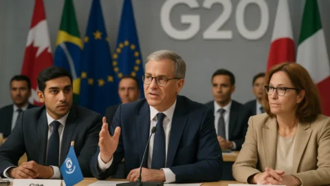 PIB do G20 desacelera para 0,7% no 2º trimestre de 2026, diz OCDE