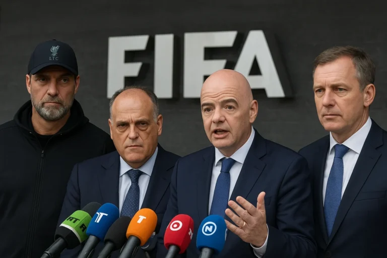 Premier League, LaLiga, Bundesliga e Serie A exigem reforma na governança da FIFA e cobram Gianni Infantino