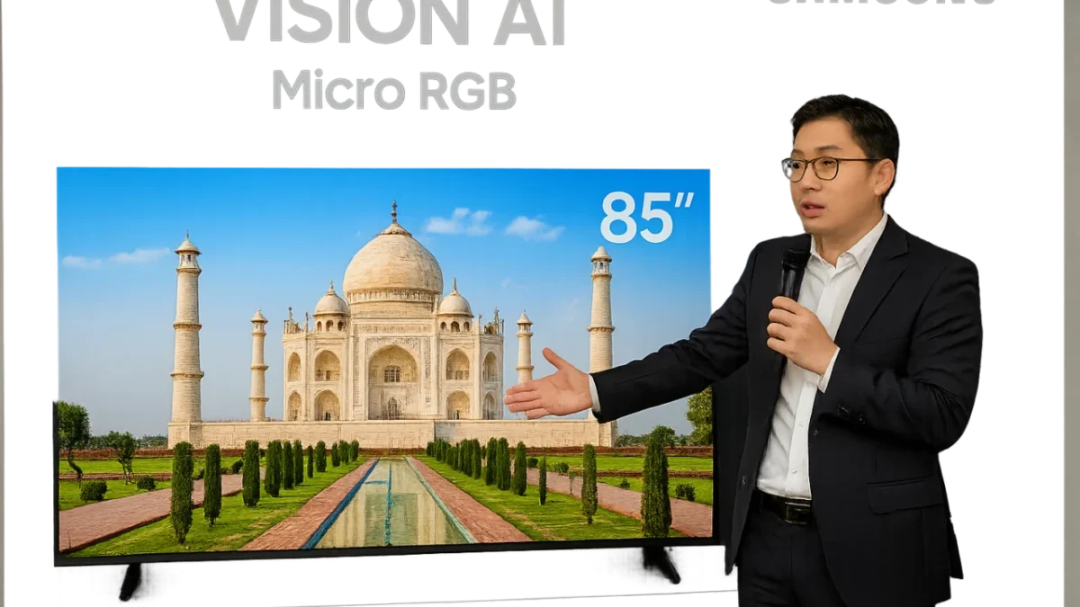Samsung apresenta no Brasil TVs Vision AI com Micro RGB inédita de 85” e preços a partir de R$ 4.749