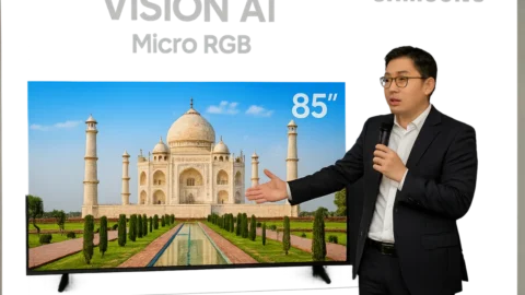 Samsung apresenta no Brasil TVs Vision AI com Micro RGB inédita de 85” e preços a partir de R$ 4.749