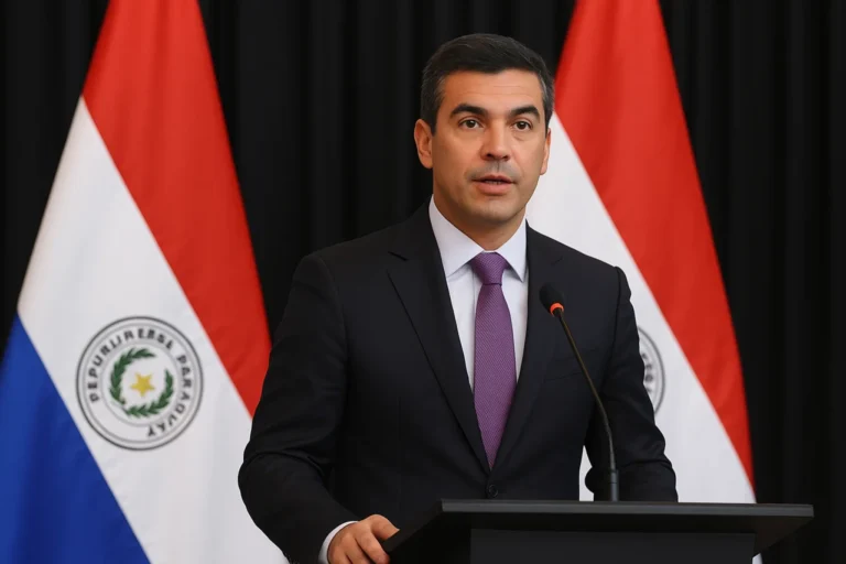 Santiago Peña convida empresários brasileiros a investir no Paraguai e participar do Summit em Assunção (12–13 de novembro)