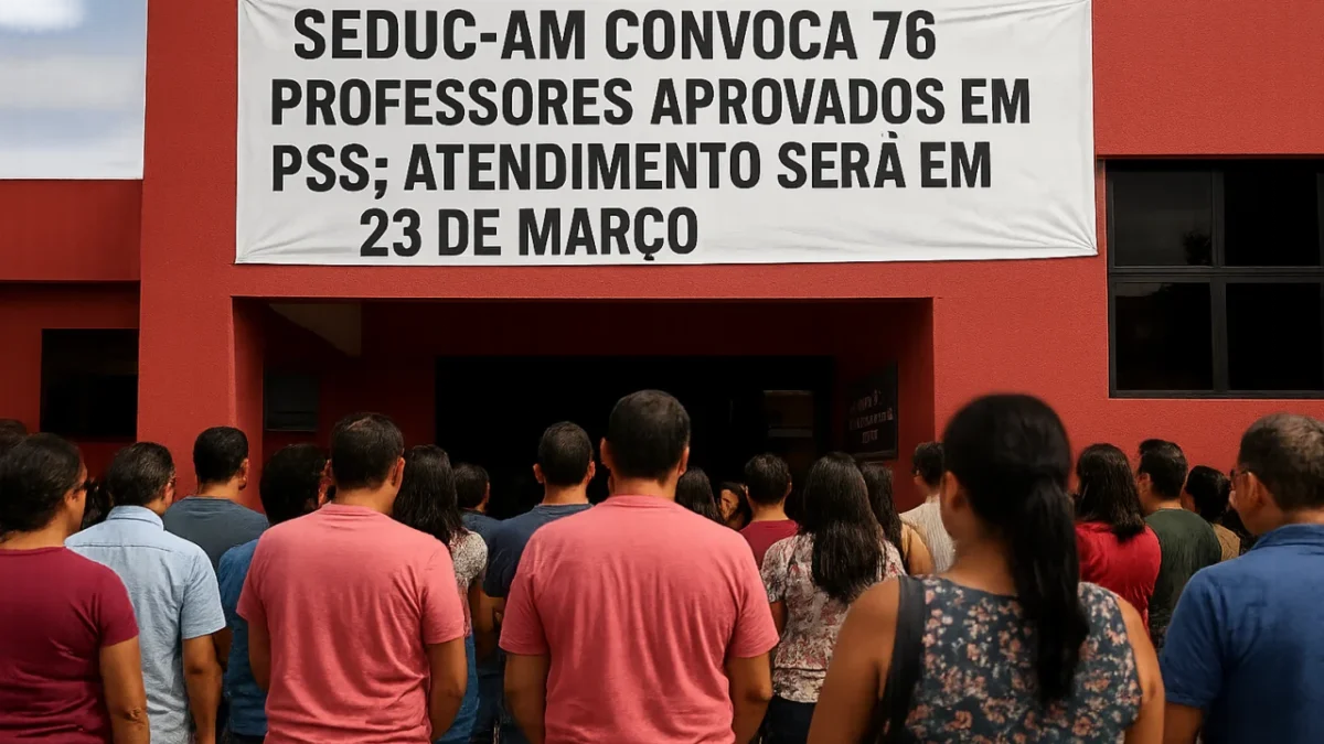 Seduc-AM convoca 76 professores aprovados em PSS; atendimento será em 23 de março