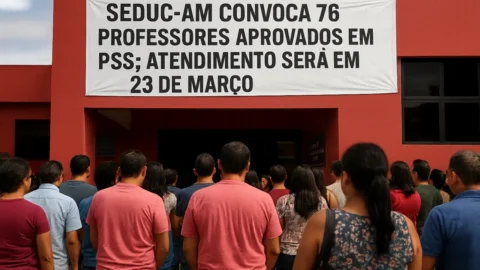 Seduc-AM convoca 76 professores aprovados em PSS; atendimento será em 23 de março