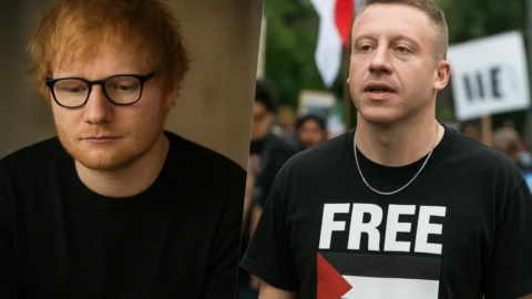 Shows de Ed Sheeran são cancelados nos EUA; Macklemore anuncia turnê ‘Free/Palestina Livre’ após ser afastado