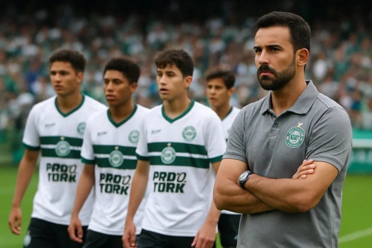 Tiago Real mira nos 'garotos de 2007' do Coritiba para estrear como titular na Série B