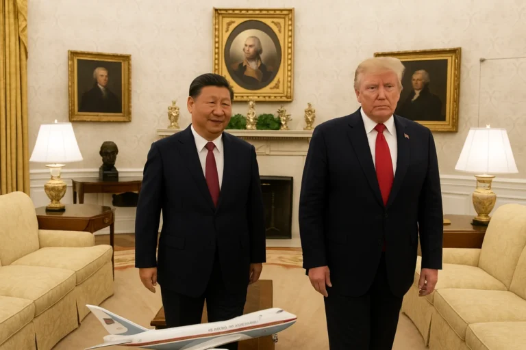 Xi Jinping deixa a Casa Branca após encontro com Trump em 24 de setembro; jantar de Estado será realizado à noite