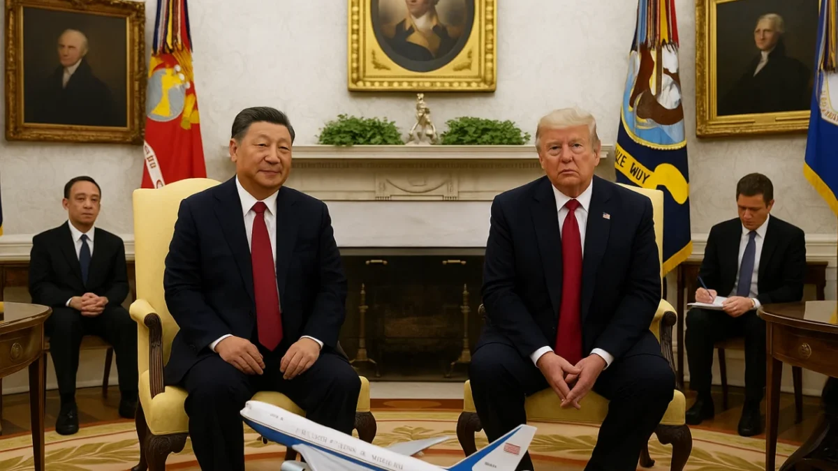 Xi Jinping deixa a Casa Branca após encontro com Trump em Washington; os líderes se reunirão novamente à noite
