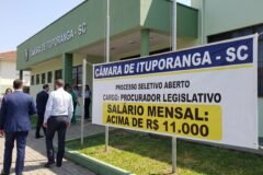 Câmara de Ituporanga em Santa Catarina abre novo processo seletivo com vaga de Procurador Legislativo e remuneração mensal de mais de R$11.000 reais