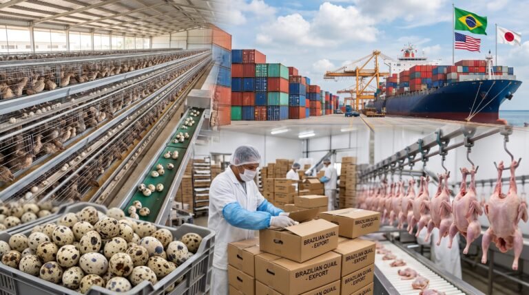 Como uma granja em Santa Catarina fatura alto criando codornas para corte, exportando carne para o Japão e abastecendo o mercado nacional com milhares de aves