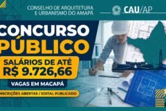 Conselho de Arquitetura e Urbanismo do Amapa abre concurso publico em Macapa com salarios de ate R 9.72666