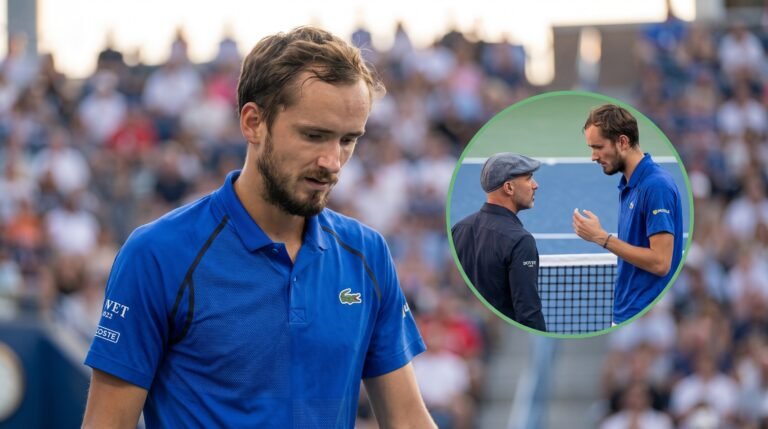 Daniil Medvedev é desclassificado no torneio China Open