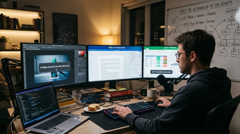 Desenvolvedor recria Photoshop, Word e Excel com Inteligência Artificial e disponibiliza de graça para desafiar gigantes dos softwares pagos