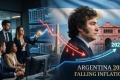 Economia da Argentina deve se recuperar lentamente em 2027 com desafios para Javier Milei e inflação em queda, apontam analistas do mercado financeiro