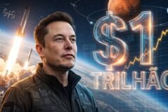 Elon Musk volta a ser trilionário com disparada da SpaceX e fortuna dispara ultrapassando a marca histórica de um trilhão de dólares novamente