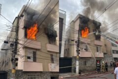 Incêndio grave em apartamento no bairro Prado em Belo Horizonte deixa mãe em estado gravíssimo com 62% do corpo queimado e filho ferido