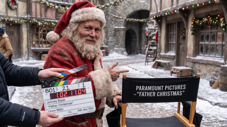Johnny Depp surpreende com transformação impressionante e visual envelhecido para estrelar novo filme de natal da Paramount Pictures