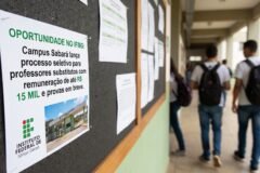 Oportunidade no IFMG campus Sabará lança processo seletivo para professores substitutos com remuneração de até 15 mil reais e provas em breve