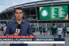 Palmeiras perde Vitor Roque para semifinal da Libertadores contra o Fluminense no Maracanã e divulga lista de relacionados