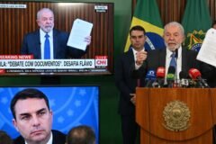 Presidente Lula condiciona debate político com adversários à apresentação de documentos oficiais e desafia o senador Flávio