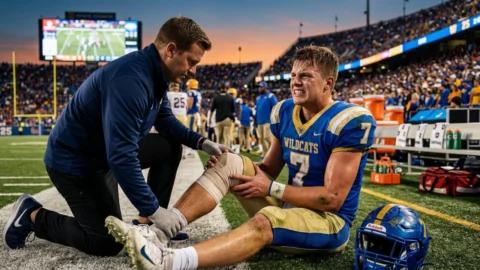 Quarterback Mason Heintschel sofre grave lesão no joelho e desfalca o Pitt pelo resto da temporada do futebol americano universitário