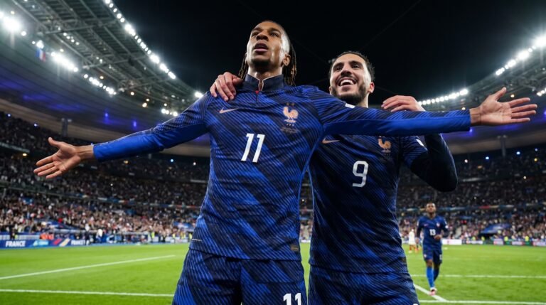 Zidane muda o jogo no segundo tempo, França goleia a Bélgica com dois gols de Olise e fica perto da vaga na Liga das Nações