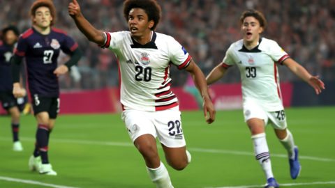 EUA goleiam o México por três a zero com atuação histórica de jovens talentos e recorde impressionante batido em Glendale