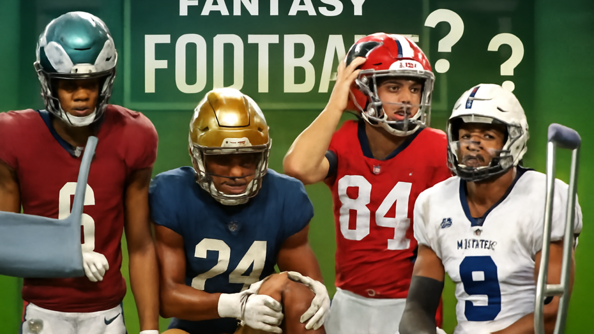 Fantasy Football Semana 4 traz desfalques importantes de DeVonta Smith e Jadarian Price, além de dúvidas com Ladd McConkey e Jalen Coker