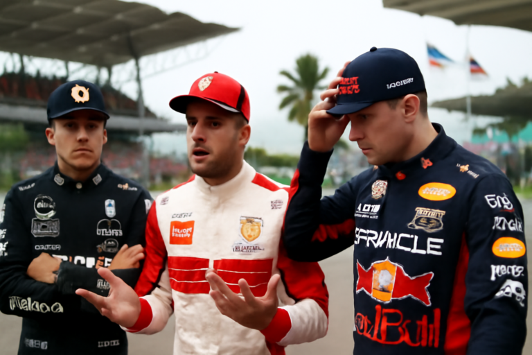 Imagem de capa com pilotos fórmula 1 detonam o regulamento após atraso no Bahrein